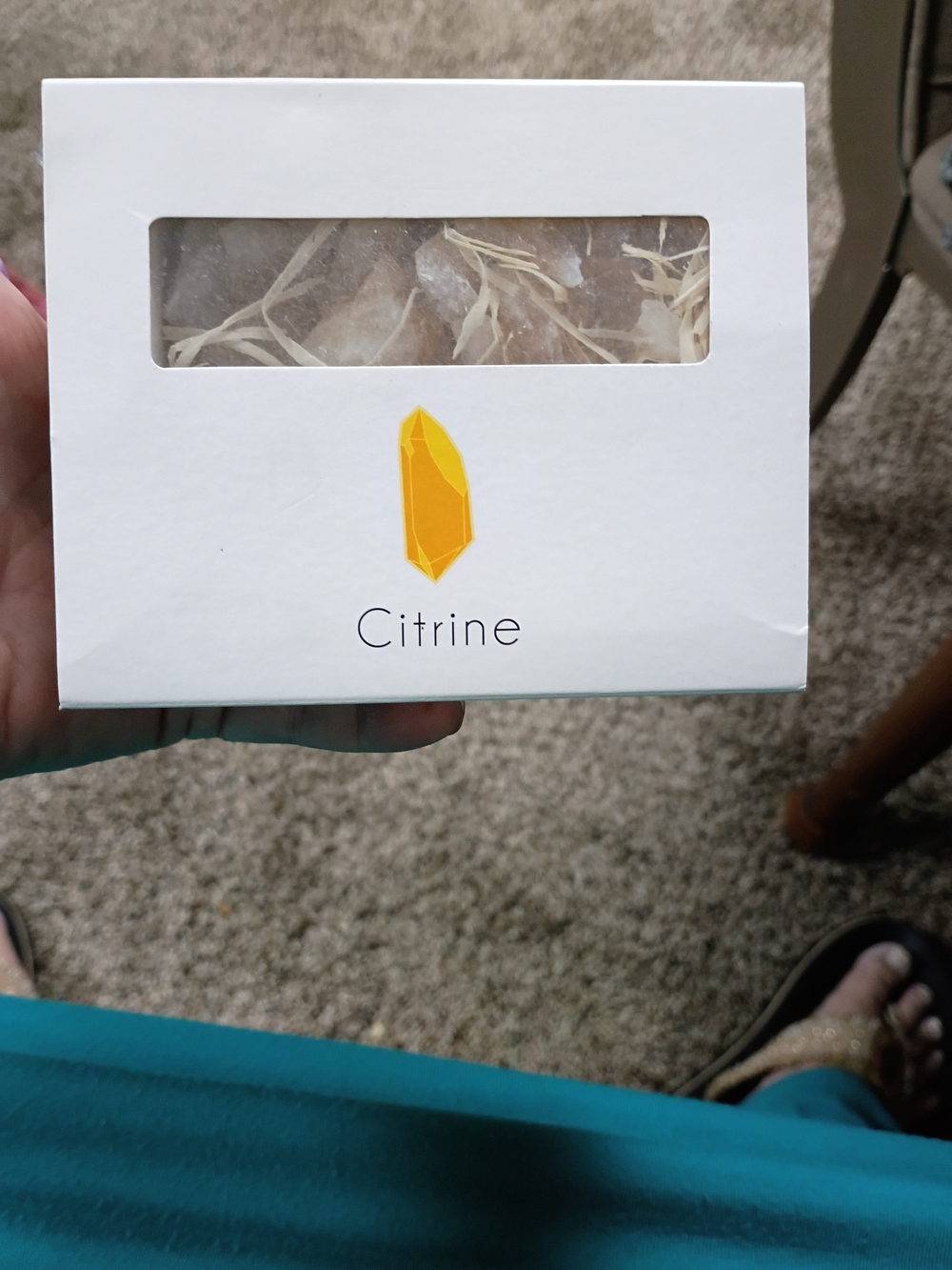 Box Of Raw Citrine Crystals